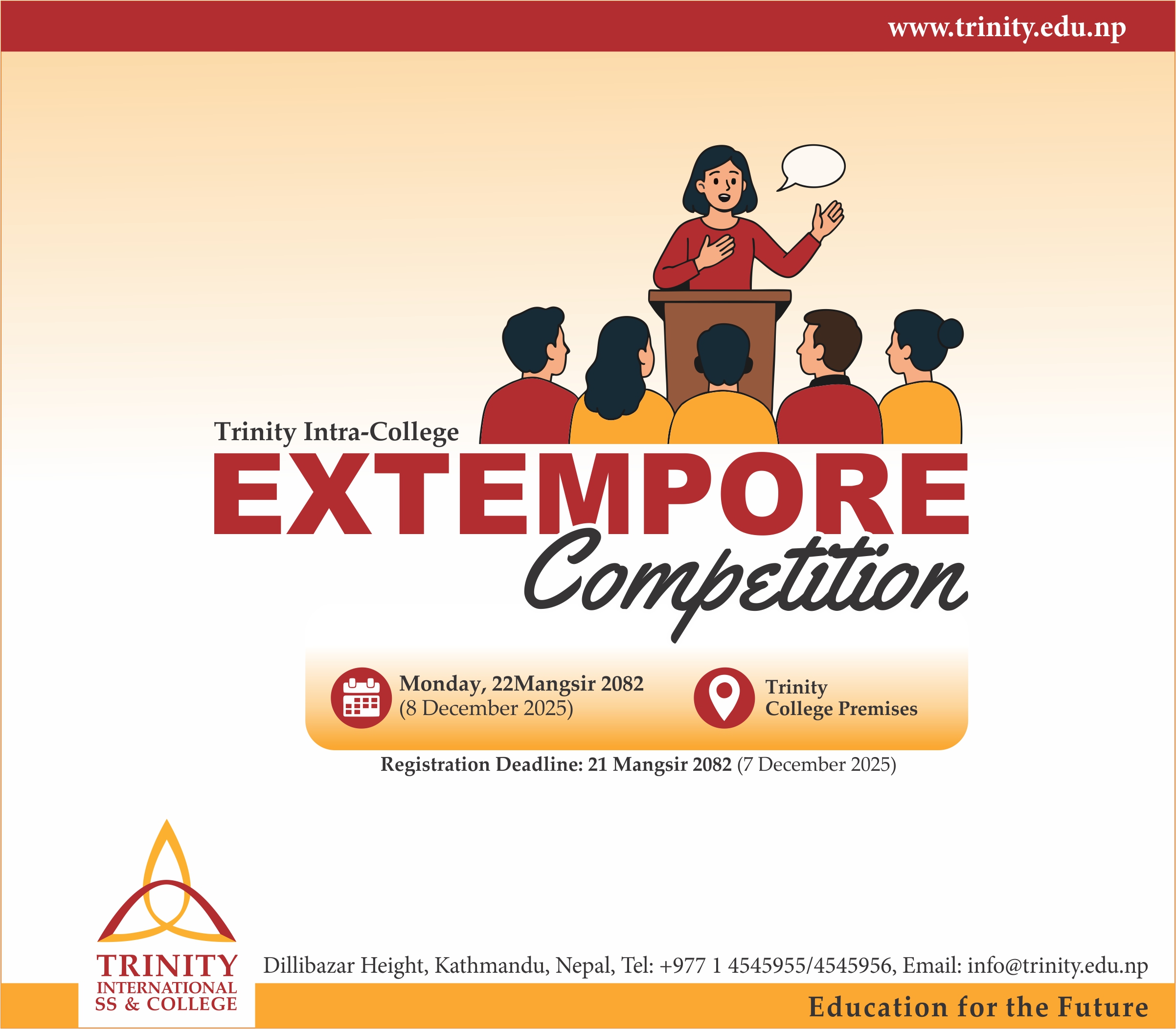 Intra-College Extempore Competition